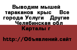 Выводим мышей ,тараканов, крыс. - Все города Услуги » Другие   . Челябинская обл.,Карталы г.